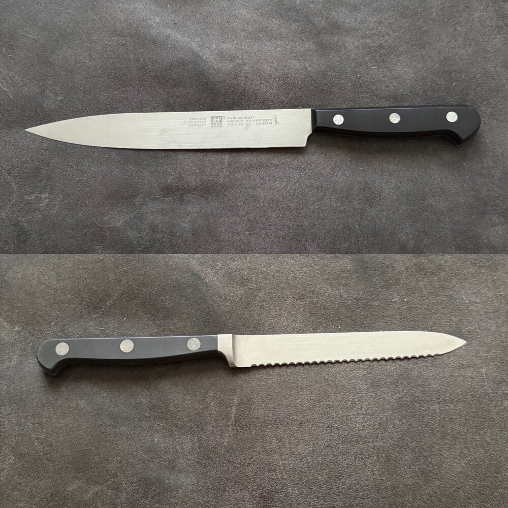 J.A. Henckels International 5" No Stain Serrated & Utility Knife Set